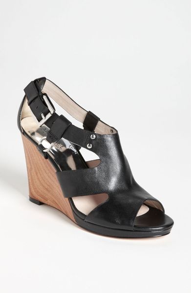 Michael By Michael Kors Briyette Wedge in Black - Lyst