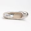 Michael By Michael Kors Fulton Ballet Flat in Silver (new nickel) - Lyst