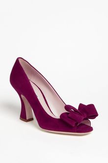 Miu Miu Bow Pump - Lyst
