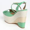 Moschino Cheap & Chic Sandal in Green (green/ ivory/ beige) - Lyst