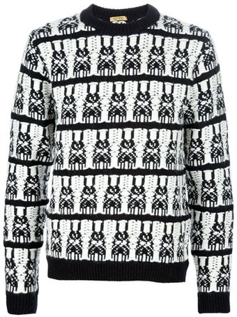 Peter Jensen Pj Knit Rabbit Crewneck M - Lyst