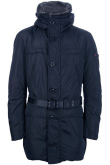 Peuterey Fur Collar Coat - Lyst