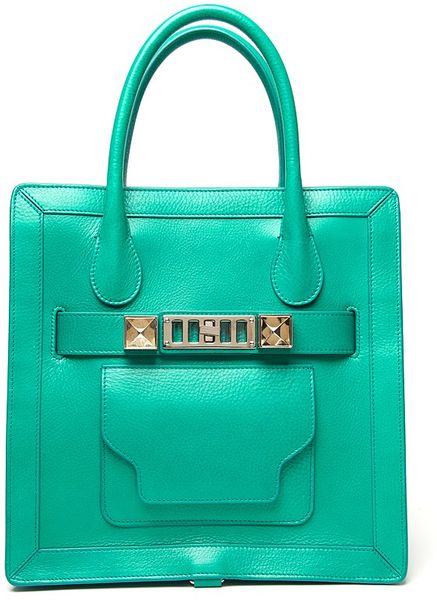 Proenza Schouler Ps11 Tote in Green (silver) - Lyst