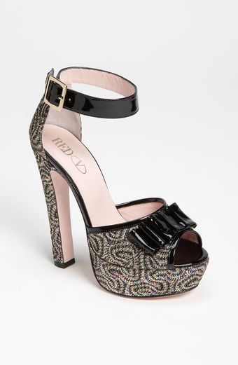 RED Valentino Criss Cross Sandal - Lyst