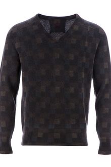 Side Slope Patterned Sweater - Lyst