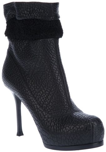 Yves Saint Laurent Sherling Detail Ankle Boot - Lyst
