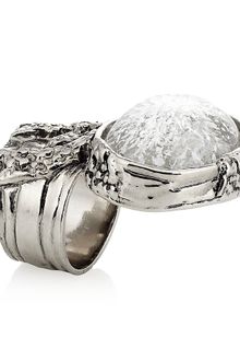 Yves Saint Laurent Arty Oval Ring - Lyst
