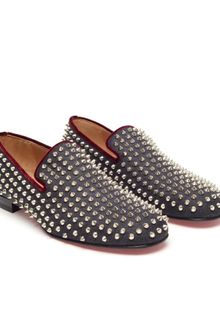 Christian Louboutin Rollerboy Spiked Loafers - Lyst