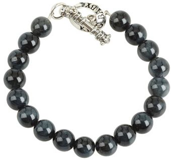 King Baby Studio 10 Mm Tiger Eye Bracelet with Toggle Clasp - Lyst