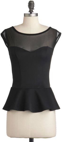 ModCloth Clock Out On The Town Top - Lyst