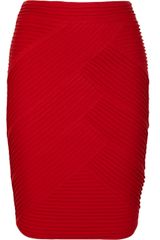 Catherine Malandrino Paneled Ponte Skirt