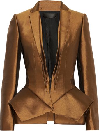Haider Ackermann Wool and Silkblend Peplum Jacket - Lyst