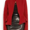 Lanvin Peplum Woolblend Jacket in Red - Lyst