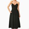 Nasty Gal Hashtag Sweetheart Dress in Black - Lyst