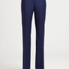 Fendi Wool Flannel Pants in Blue - Lyst