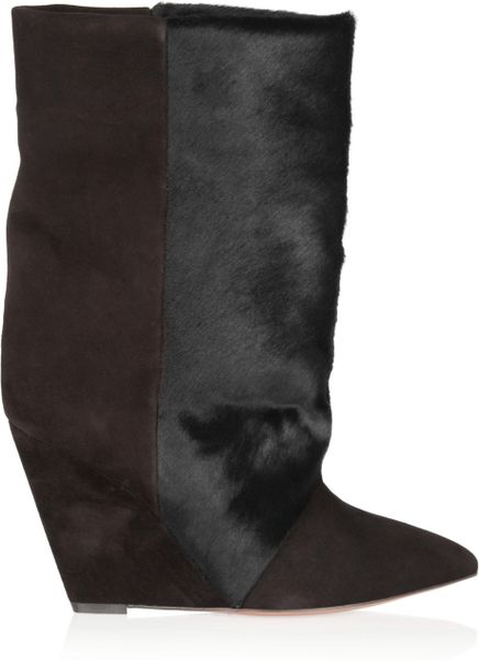 isabel marant calf high boots