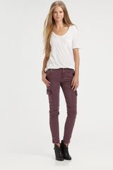 J Brand Cargo Zip Skinny Pants