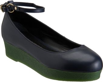Jil Sander Ankle Strap Platform Wedge - Lyst