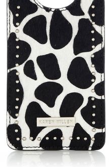 Karen Millen Animal Print Pony Iphone Case - Lyst