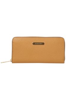 Michael Kors Saffiano Large Ziparound Purse - Lyst