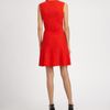 Theory Taolina Wool Dress in Red (black) - Lyst