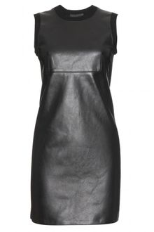 Alexander Wang Leather and Knit Dress - Lyst