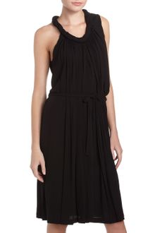 Diane Von Furstenberg Lehana Twistneck Dress Black - Lyst