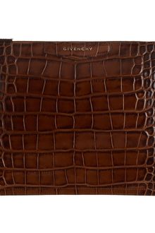 Givenchy Croc Stamped Large Cosmetic Pouch - Lyst