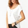 Nasty Gal Slashed Skull Tee in White - Lyst