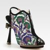 Nicholas Kirkwood Embroidered Open Back Bow Suede Ankle Boots in Multicolor (black) - Lyst