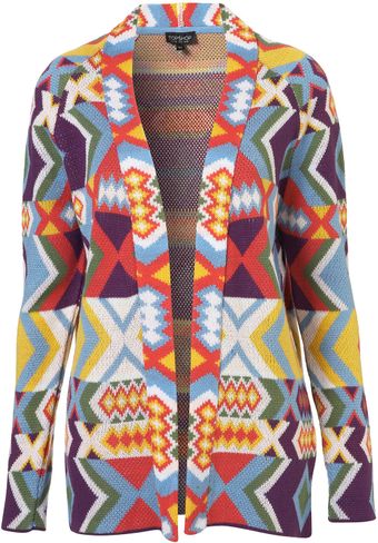 Topshop Knitted Bracelet Cardi - Lyst