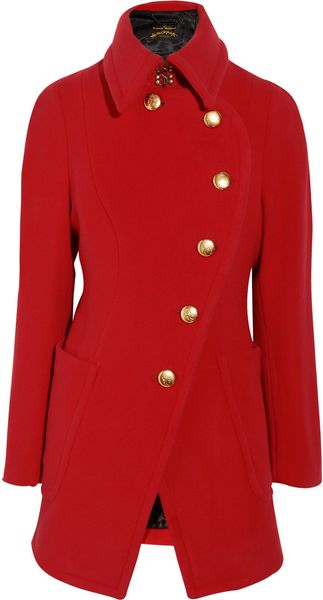 Vivienne Westwood Anglomania Rac WoolBlend Coat in Red - Lyst