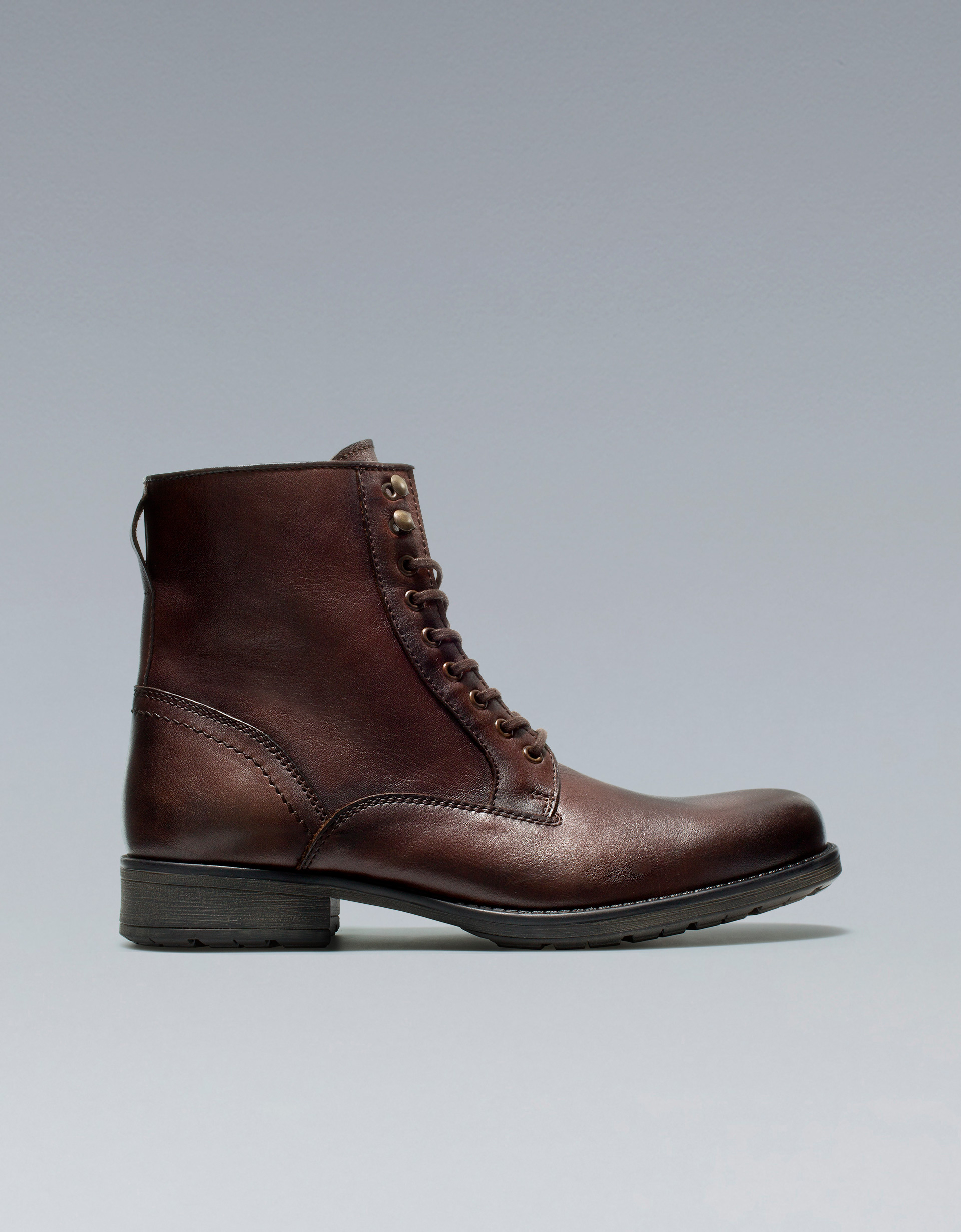 Zara Miners Boot in Brown for Men Lyst