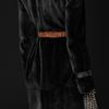 Burberry Prorsum Sheared Mink Coat in Black - Lyst