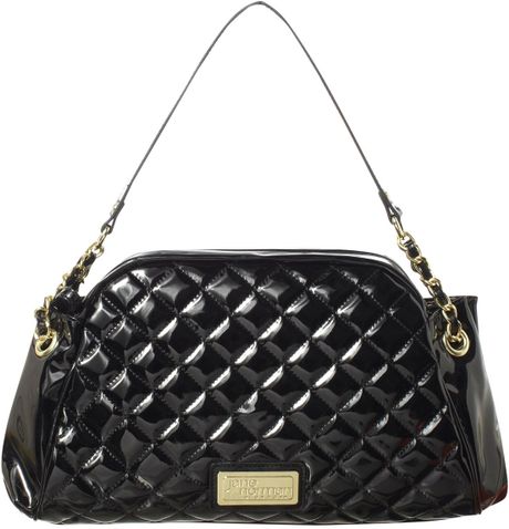 Jane Norman Black Quilted Chain Handle Bag in Black Jane Norman Black Quilted Chain Handle Bag in Black