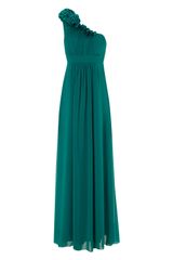 Jane Norman One Shoulder Corsage Maxi Dress