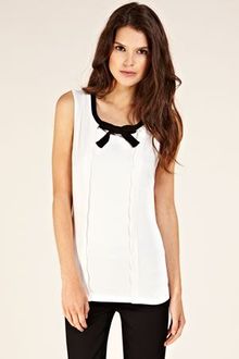 Oasis Bow Scallop Shell Ponte Top - Lyst