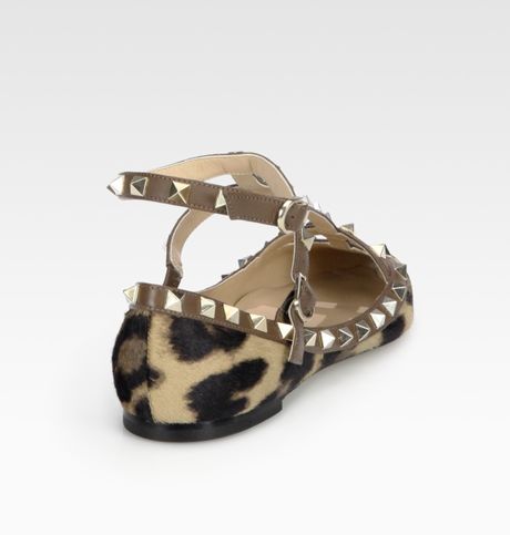 valentino t strap flat