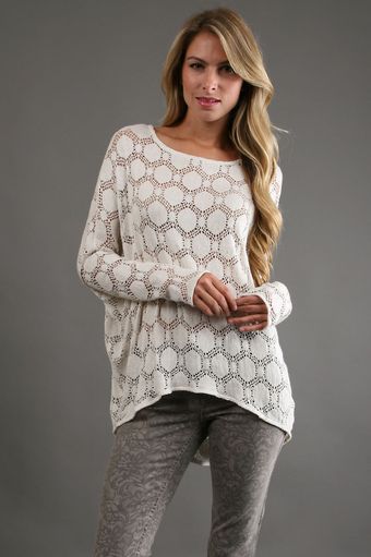 Ariella Top in Ivory - Lyst
