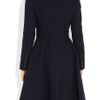 Burberry Prorsum Woolcrepe Coat in Blue (navy) - Lyst