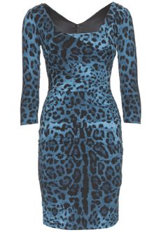 Dolce & Gabbana Leoprint Dress - Lyst