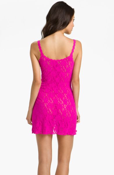 Hanky Panky Hello Kitty Signature Lace Nightie In Pink Pink Lollipop