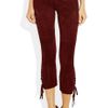Isabel Marant Eden Stretchsuede Skinny Pants in Purple (burgundy) - Lyst
