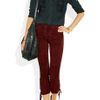 Isabel Marant Eden Stretchsuede Skinny Pants in Purple (burgundy) - Lyst