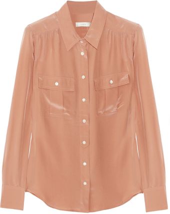 J.Crew Blythe Silk Shirt - Lyst