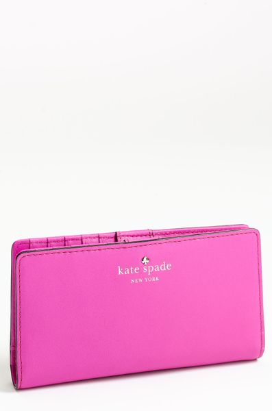 Kate Spade Stacy Wallet in Pink (hot fuchsia) | Lyst