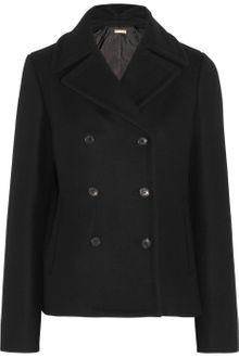 Michael Kors Melton-wool Peacoat - Lyst
