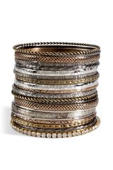 R.j.graziano Mixed Metal Set Of Bangles