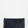 Stella Mccartney Falabella Leopard Print Crossbody Bag in Blue (midnight leopard) - Lyst