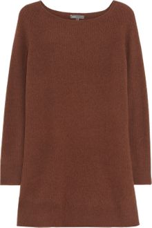 Vince Ribbed Wool and Cashmere Sweater - Lyst